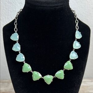 Stella & Dot Green and Blue Necklace